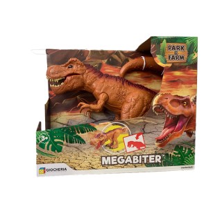 Giocheria Park & Farm Dinosauro T- Rex Megabiter 36 cm Con Luci e Suoni
