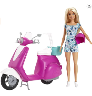 Mattel Barbie Con Scooter E Bambola