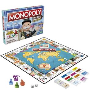 Hasbro Gaming Monopoly Travel World Tour, Gioco di società