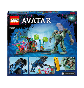 Lego Avatar Neytiri e Thanator vs. Quaritch con Tuta AMP