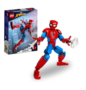 Lego Marvel Personaggio di Spider-Man, Set con Action Figure Snodabile
