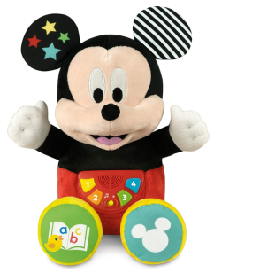 Clementoni Disney Baby Mickey Prime Storie, Storyteller Peluche Interattivo