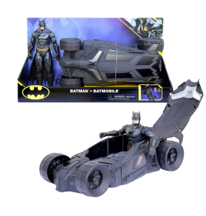 Spin Master Batman Batmobile Con personaggio 30 cm