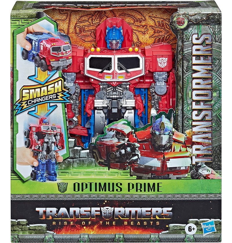Hasbro Transformers ll Risveglio, Action Figure Convertibile Smash Changer di Optimus Prime