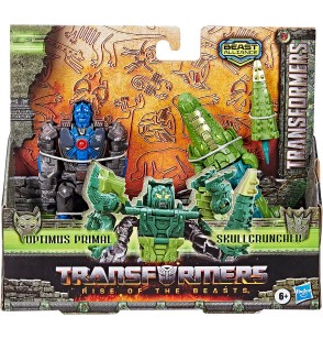 Hasbro Transformers Il Risveglio, Beast Alliance, Beast Combiner Optimus Primal e Skullcrunc