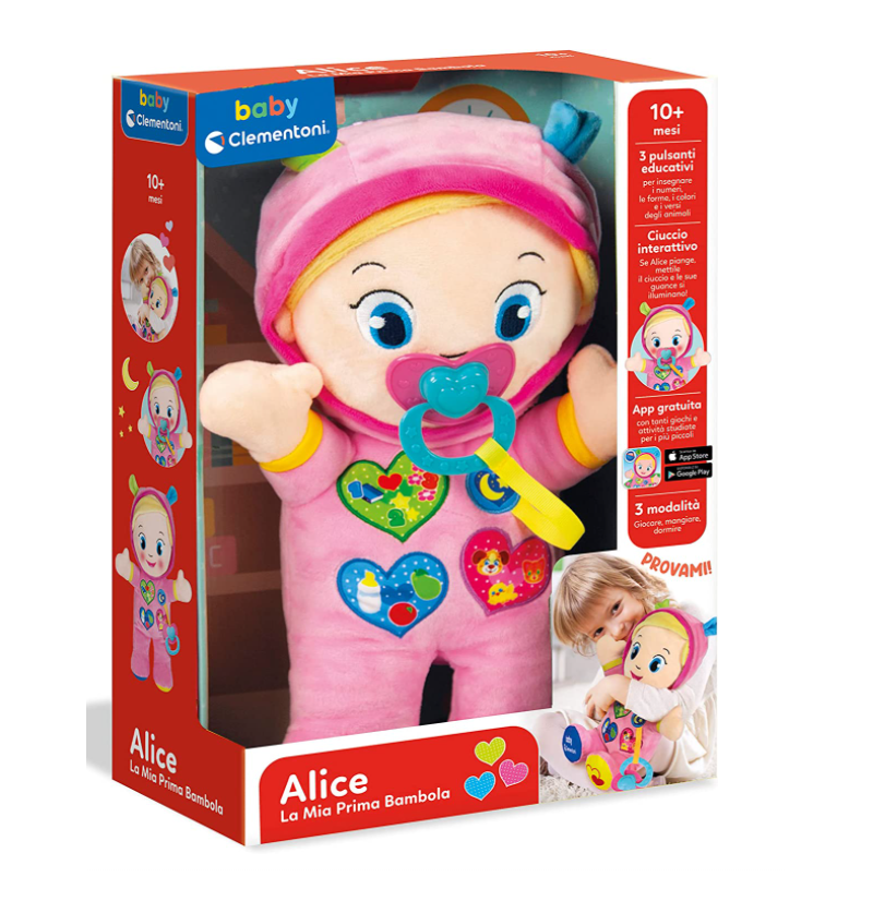 Clementoni Baby Alice, la Mia Prima Bambola