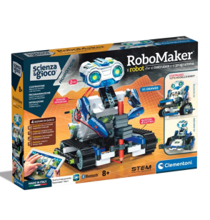 Clementoni- Robomaker New Robot Da Costruire e Programmare