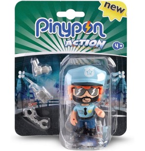 Famosa Pinypon Action Personaggio Singolo Poliziotto