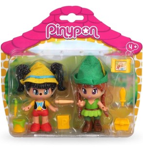 Famosa Pinypon Personaggi Favole Pinocchio e Peter Pan