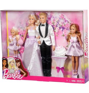 Mattel Barbie E Ken Matrimonio Romantico Con Damigelle