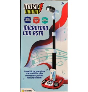 Giocheria Music Mania Microfono con Asta