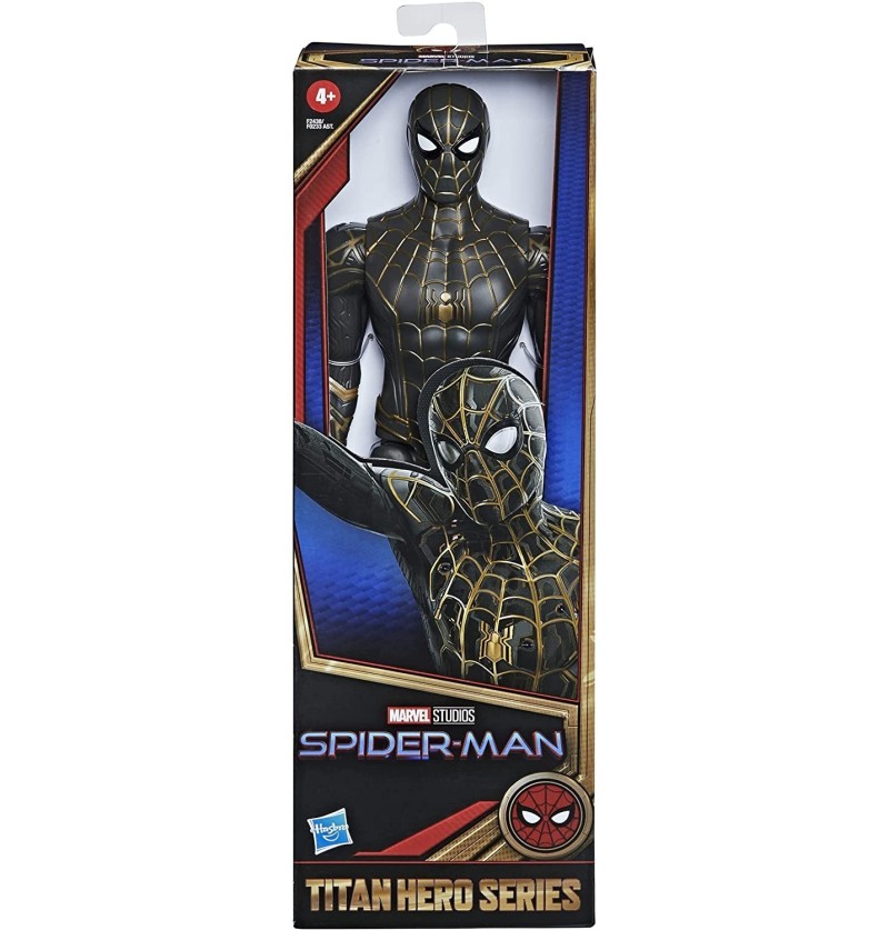 Hasbro Spider-Man Titan Hero con Armatura Nera e Dorata 30 cm