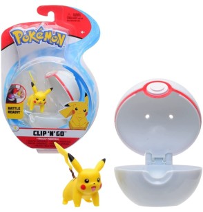 Giochi Preziosi Pokemon Pikachu con Pokeball Clip N Go