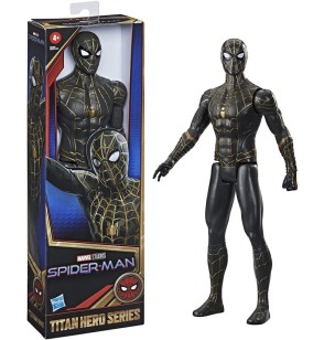 Hasbro Spider-Man Titan Hero con Armatura Nera e Dorata 30 cm
