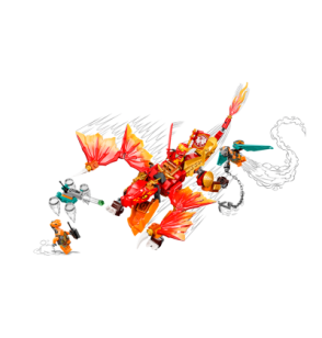 Lego Ninjago Dragone del fuoco di Kai