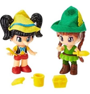 Famosa Pinypon Personaggi Favole Pinocchio e Peter Pan