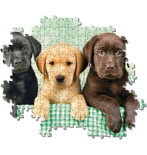 Clementoni Puzzle "I 3 Labrador" da 1000 Pezzi
