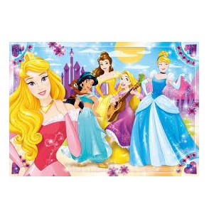 Clementoni Supercolor Puzzle Disney Princess 104 Maxi