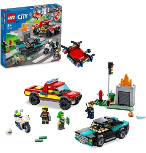 Lego City Fire Soccorso antincendio e inseguimento della polizia
