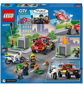 Lego City Fire Soccorso antincendio e inseguimento della polizia