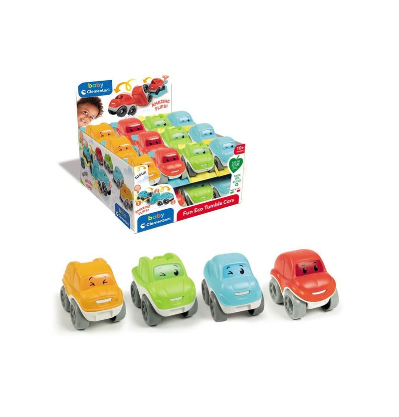 Clementoni Macchinine per Bambini Fun Eco Tumble Cars Assortite