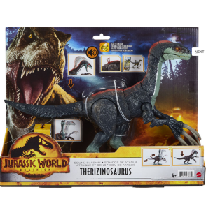 Mattel Jurassic World Therizinosaurus Attacco Tagliente