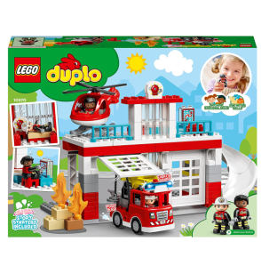Lego Duplo Caserma dei Pompieri ed elicottero