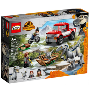 Lego Jurassic World La cattura dei Velociraptor Blue e Beta